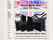 Tablet Screenshot of demisterman.co.uk